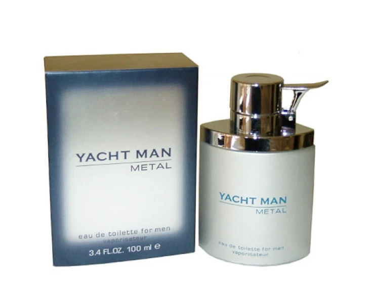 100Ml Yacht Man Metal Eau De Toilette Spray By Myrurgia