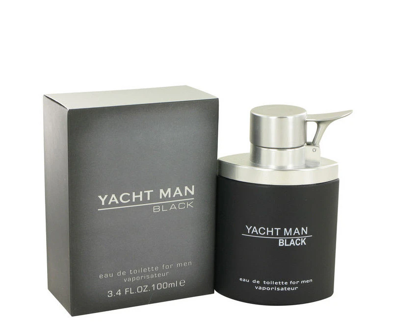 Myrurgia Yacht Man Black Mens Fragrance Spray 100ml Eau De Toilette EDT