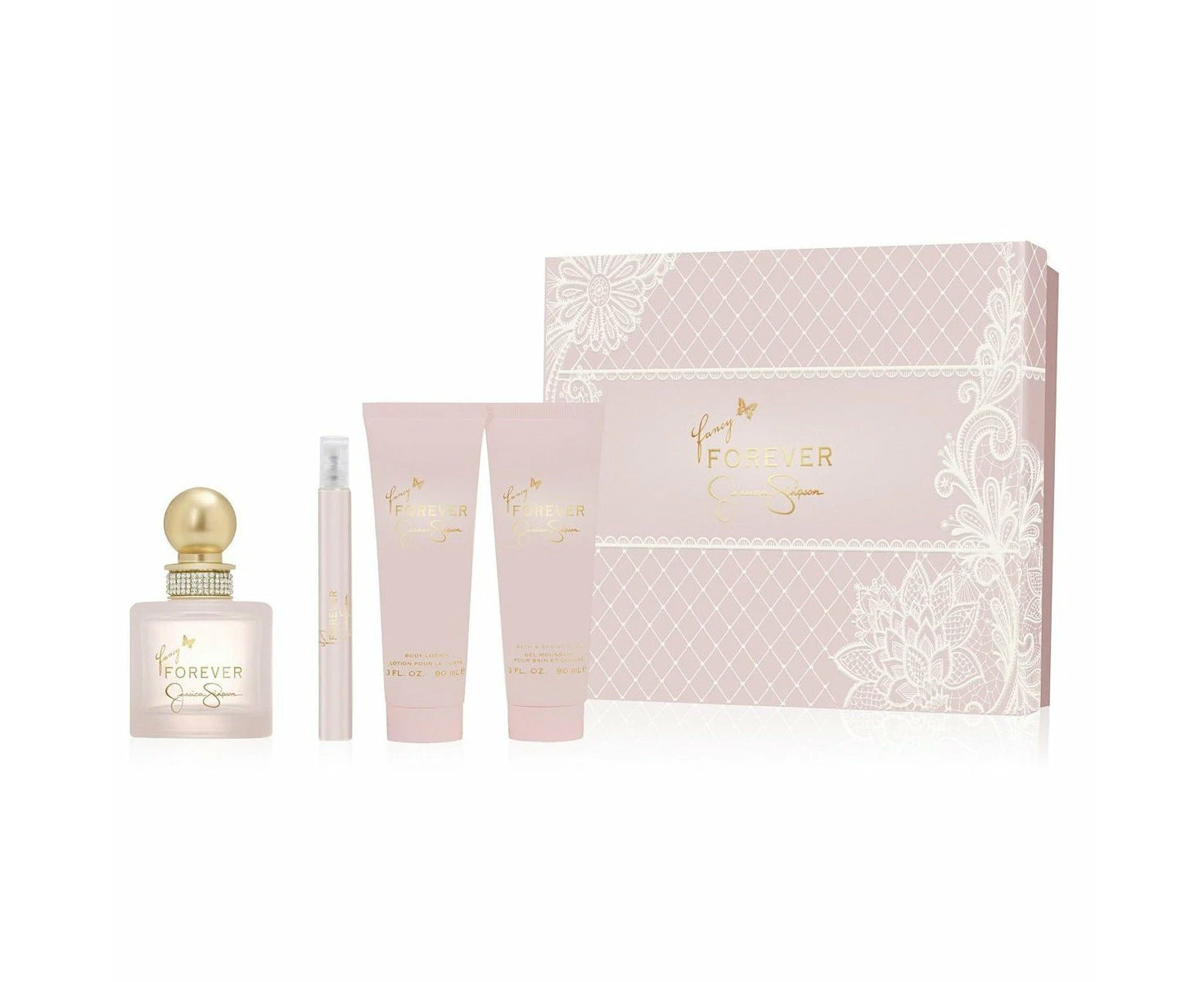 Jessica Simpson Fancy Forever Women 4 Pc Gift Set