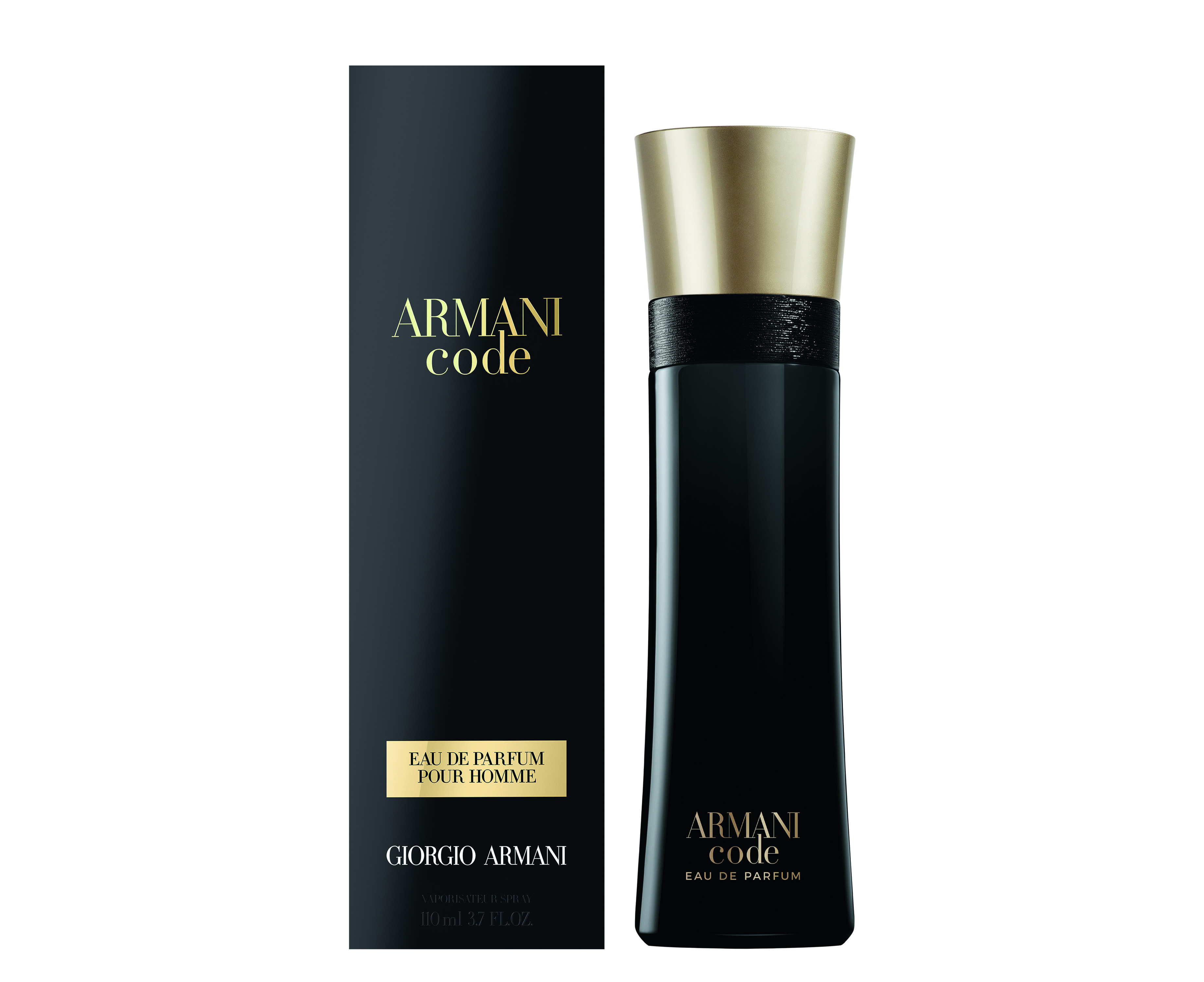 Armani perfume shop gold bottle