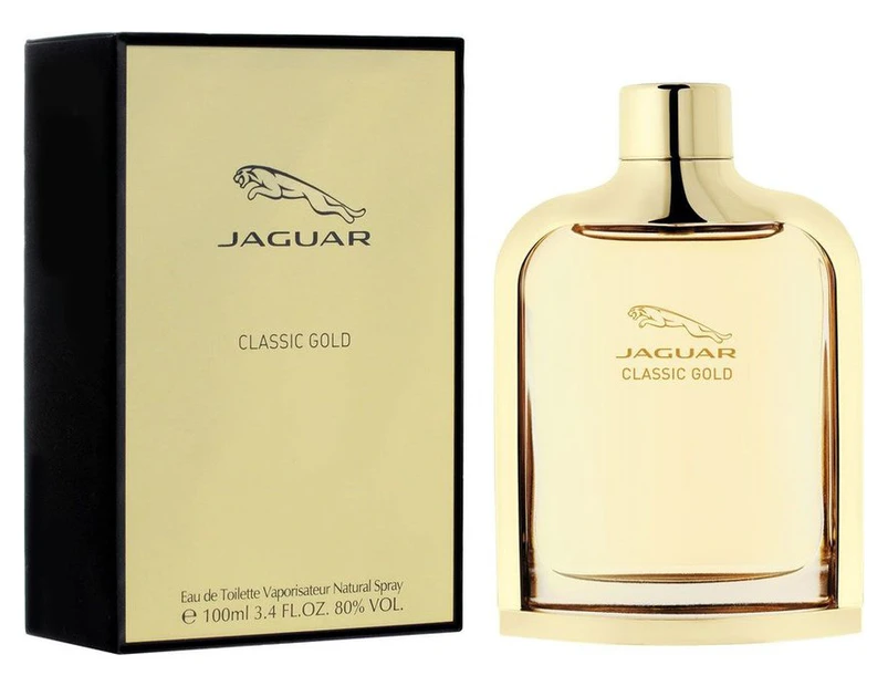 Jaguar Classic Gold by Jaguar Eau De Toilette Spray 3.4 oz