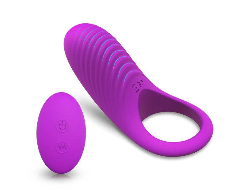 Vibrating Cock Ring, Penis Ring Vibrator with 10 Vibration Modes & USB Rechargeable, Silicone Adult Sex Toy for Men Male