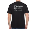 Billabong Men's Lounge Short Sleeve Tee / T-Shirt / Tshirt - Black