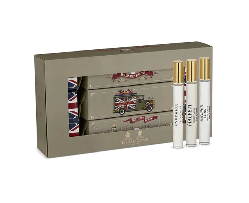 Penhaligon's Gentlemen's Holiday Cracker Collection 3x10ml