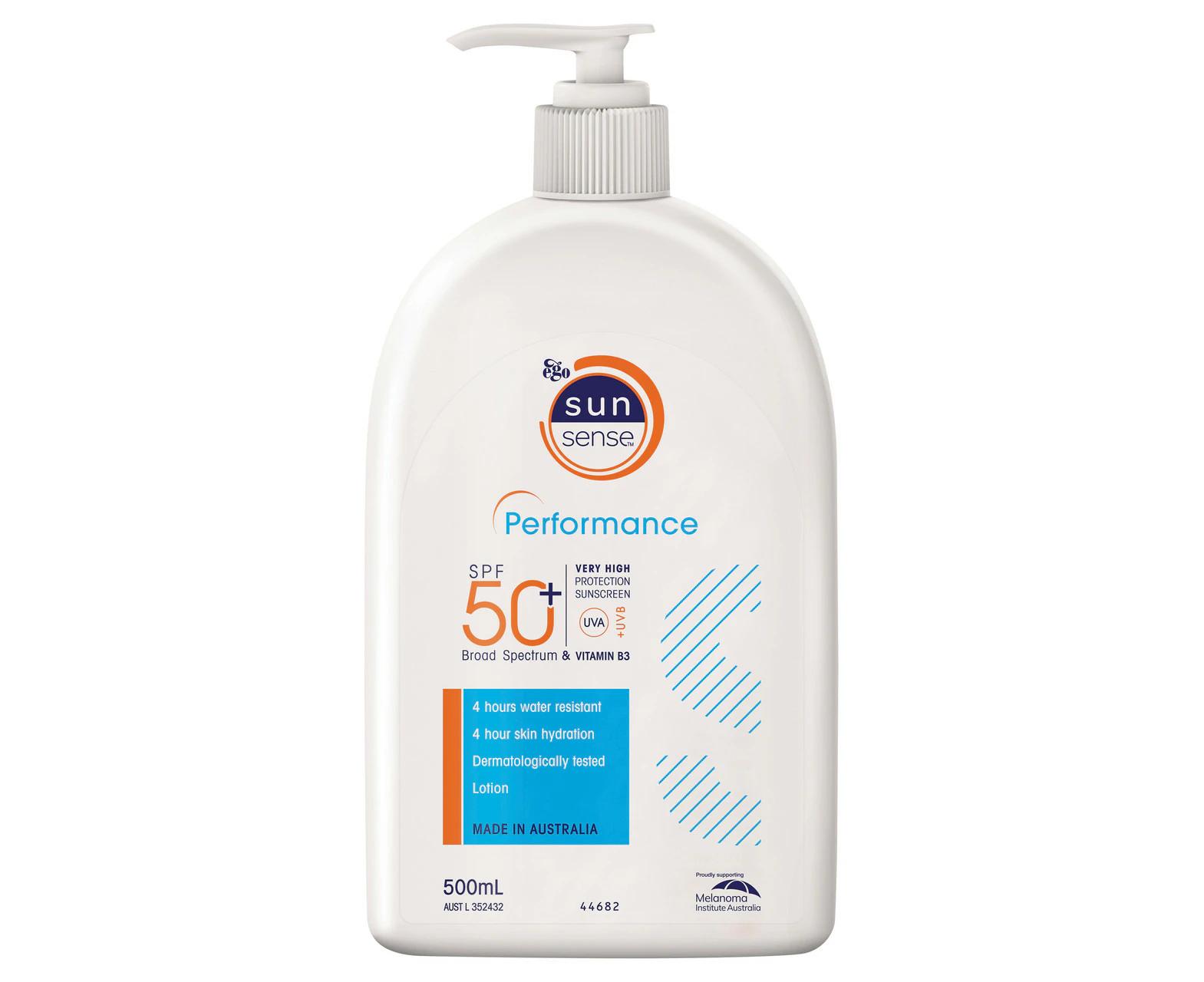 Ego Sunsense Performance Sunscreen SPF50+ 500ml