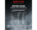 Musashi Protein Wafer Bar Chocolate 40g