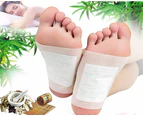 10Pcs Pack Detox Foot Patches Pads Natural plant Toxin Removal Sticky Adhesive