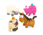 B. toys Musical Fun Farm Barn Playset & Farm Animals - Red