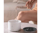 Volcanic Flame Designed Portable Aroma Diffuser Aromatherapy - USB Plugged-in - White