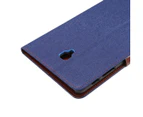For Samsung Galaxy Tab A 8.0 SM-T380,T385 Case,Denim Texture Leather Cover