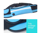 6-inch Phone Waist Bag,Stylish Waterproof Outdoor Protective Pouch,Blue