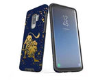 For Samsung Galaxy S9+ Plus Case, Armor Back Cover, Leo Drawing