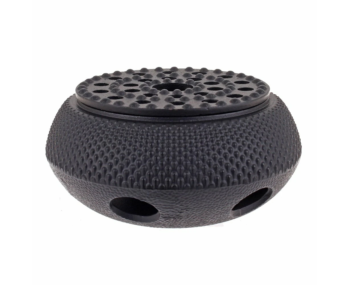 Teaology Cast Iron Fine Hobnail Kitchen Teapot Warmer/Holder 13.5cm Black