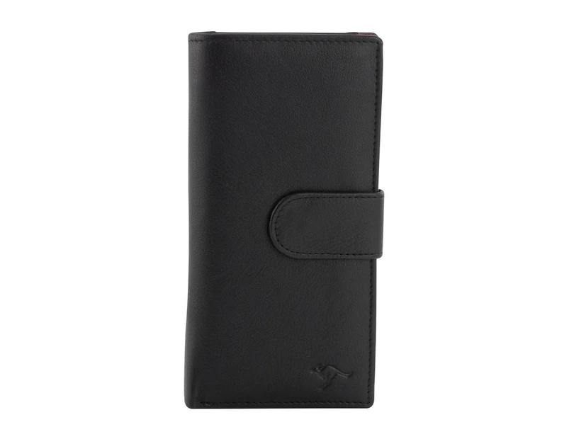 Genuine Leather Premium Quality RFID Womens Wallet/Purse - Black