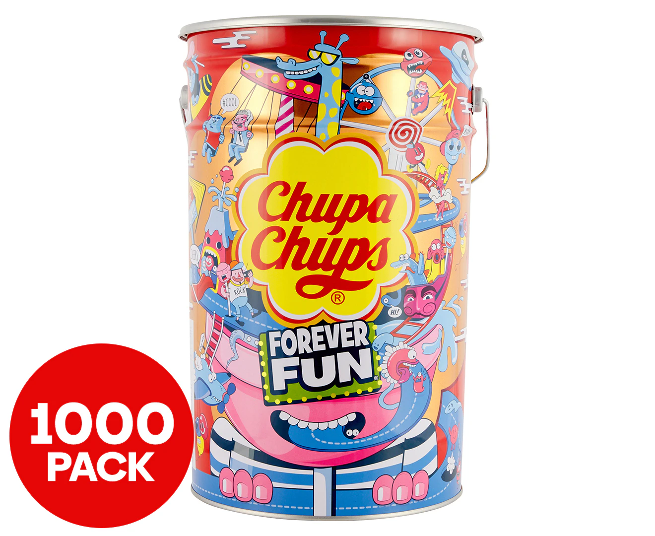 Chupa Chups Mega Tin 1000pk