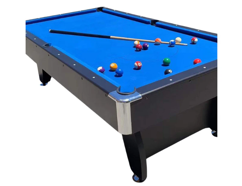 8FT Pool Table Ball Return Billiard Snooker Table 25mm Table Top With Accessories
