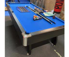 8FT Pool Table Ball Return Billiard Snooker Table 25mm Table Top With Accessories