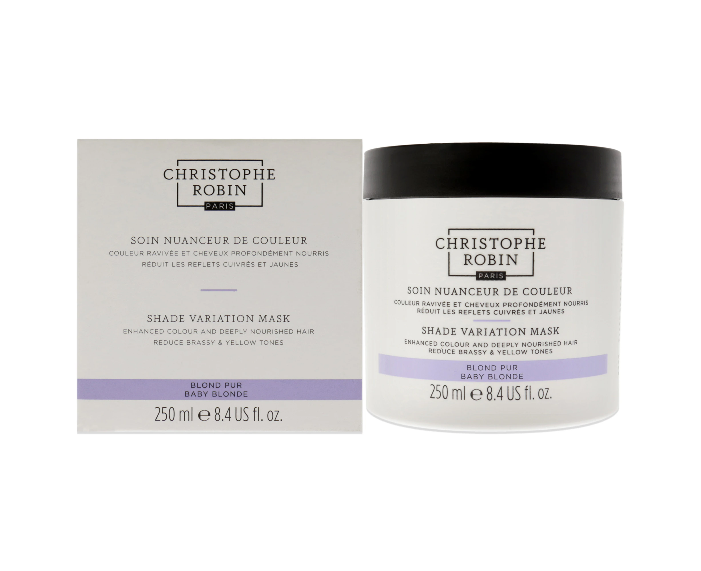 Shade Variation Mask - Baby Blonde by Christophe Robin for Unisex - 8.4 oz Masque Variant Size Value 8.4 oz