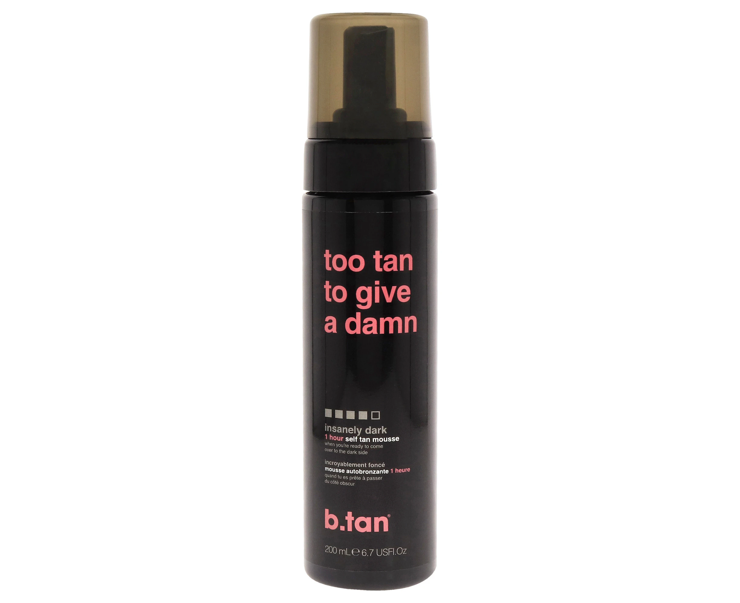 Too Tan To Give A Damn Self Tan Mousse by B.Tan for Unisex - 6.7 oz Mousse