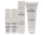 Discovery Kit by Pause Well-Aging for Unisex - 4 Pc 0.7oz Hydrating Cleanser, 1oz 4-in-1 Micellar Cleansing Treatment, 2 x 0.17oz Variant Size Value 4 pc