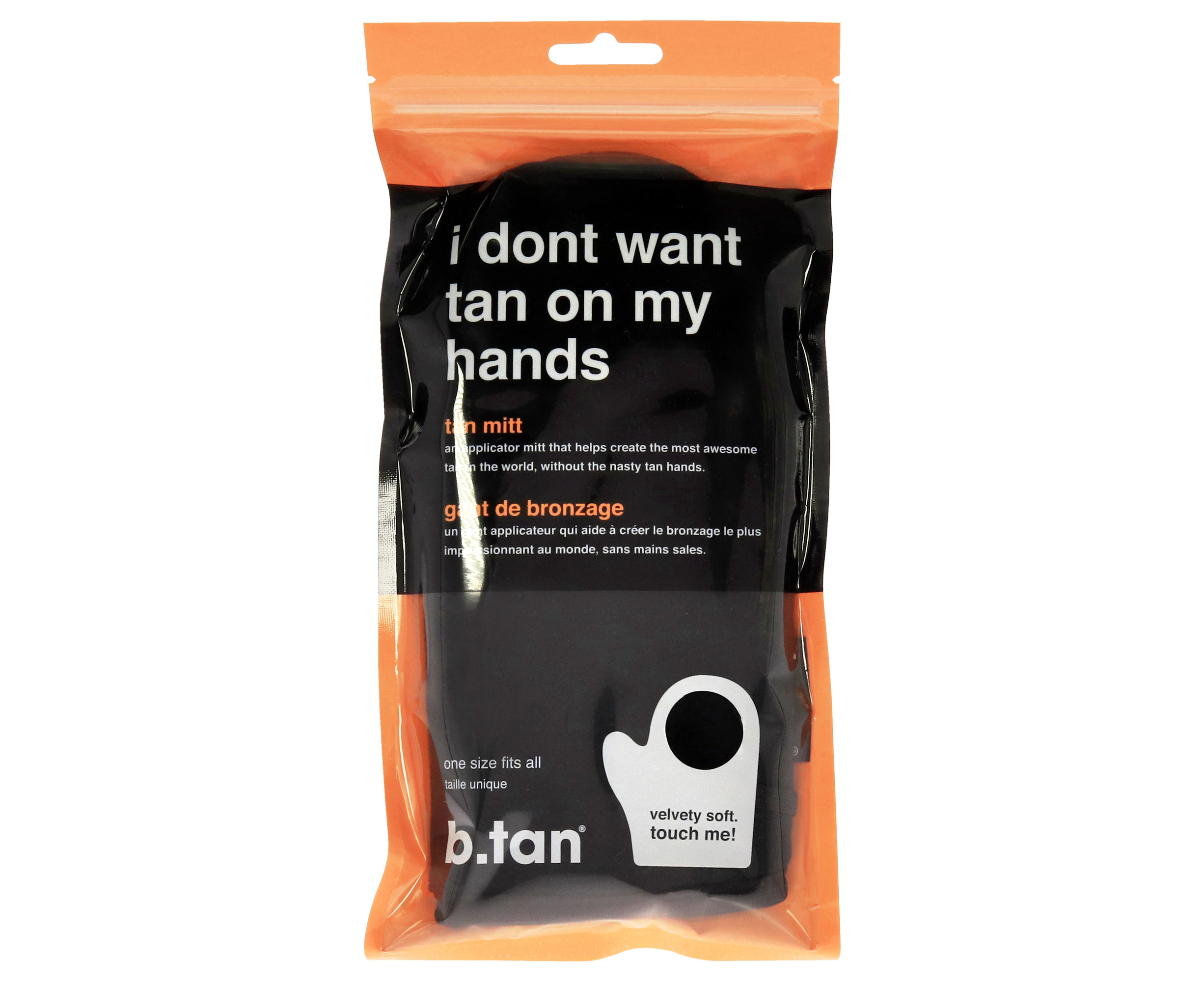 B.Tan I Dont Want Tan On My Hands Tan Mitt For Unisex 1 Pc Mitt