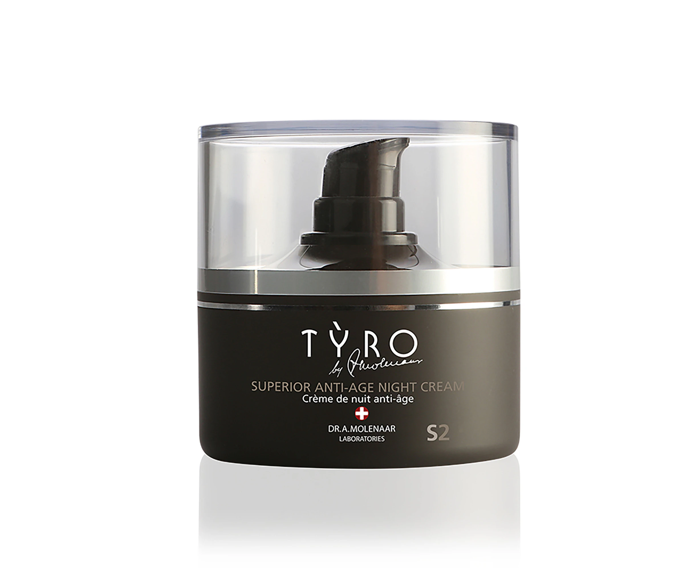 Superior Anti-Age Night Cream by Tyro for Unisex - 1.69 oz Cream Variant Size Value 1.69 oz