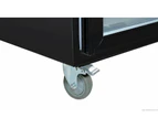 Thermaster Double Door Upright Display Fridge (Black) SUCG1000B