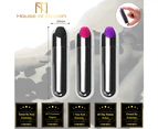 Strong Mini Bullet Vibrator Usb 10 Speed Waterproof G Spot Massager Women - Black