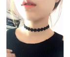 Bdsm Day Collar Choker Necklace Slave Play Owned Submissive Bondage Kink Fetish Restraints - Black
