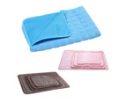 Pet Beds Washable Summer Cooling Dog Mat - Blue