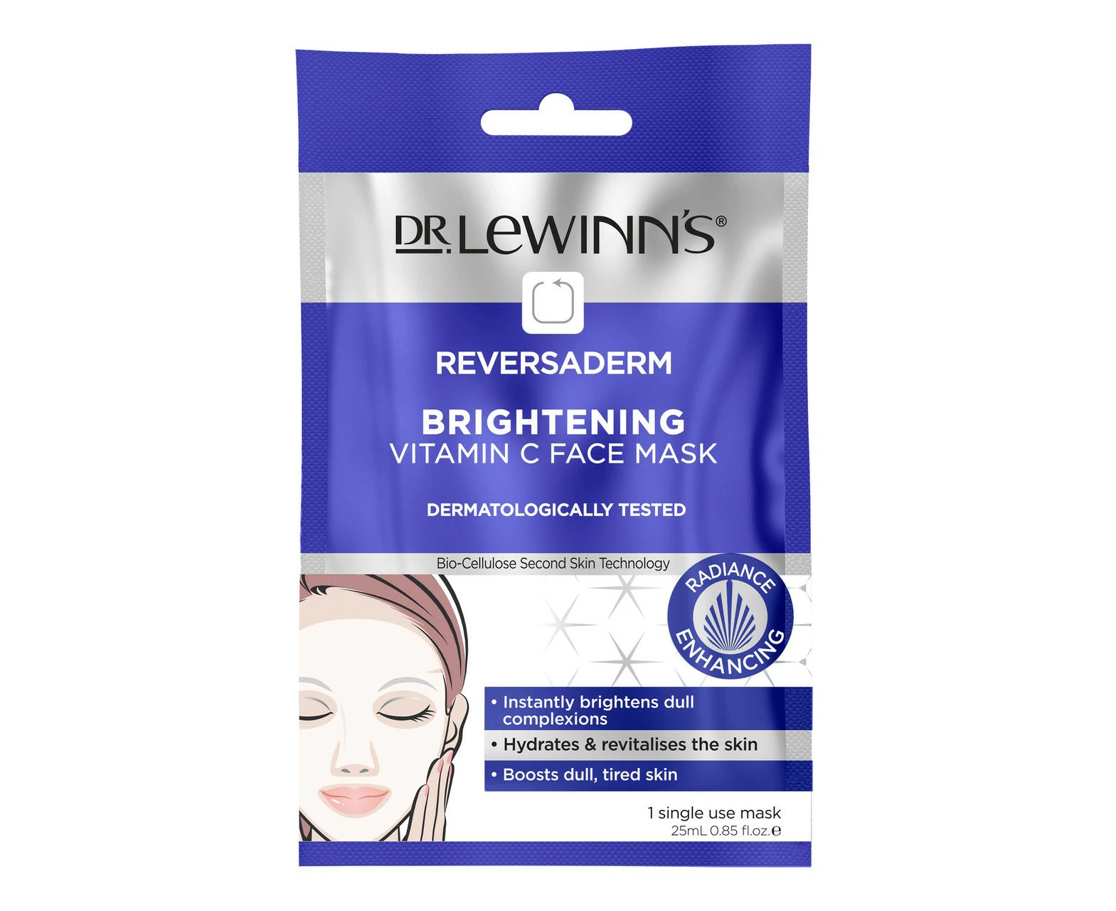 Dr. Lewinn's Reversaderm Vitamin C Bright Face Mask