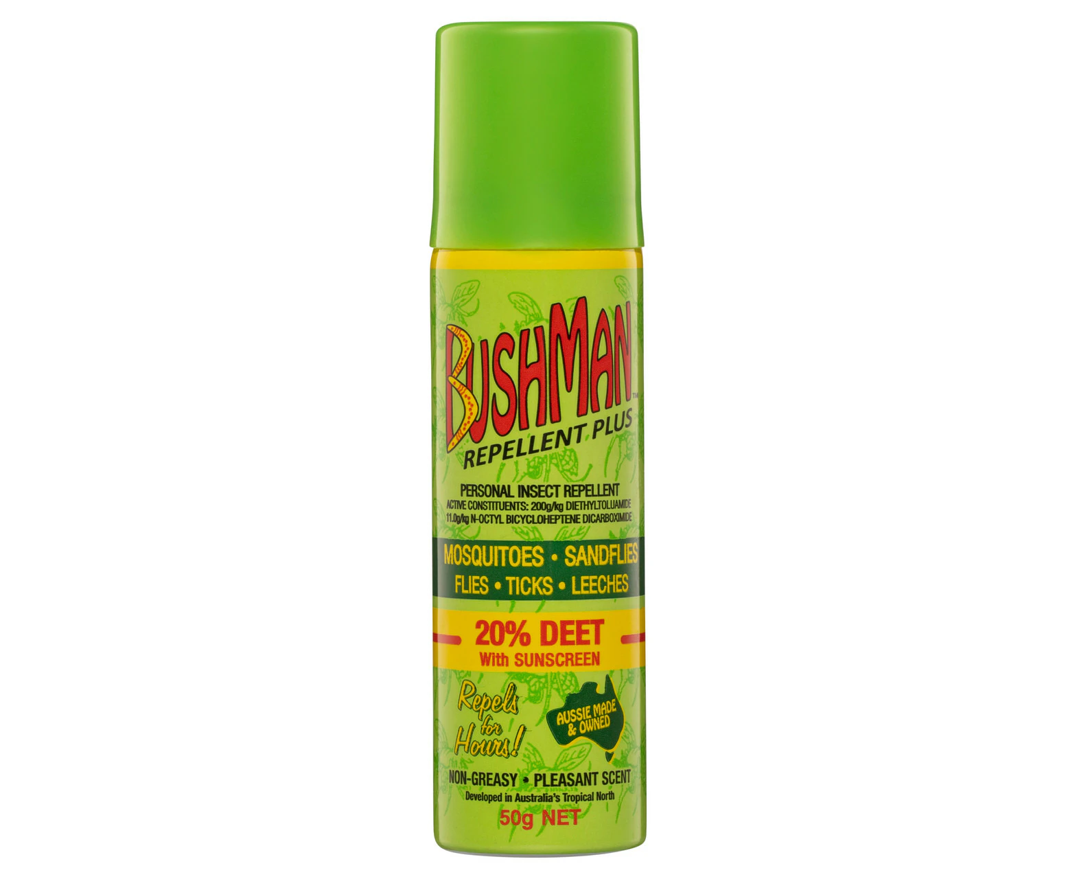 Bushman Repellent Plus 20% DEET with Sunscreen 50g