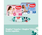 640 Huggies Thick Baby Wipes Fragrance Free- 8x80pk