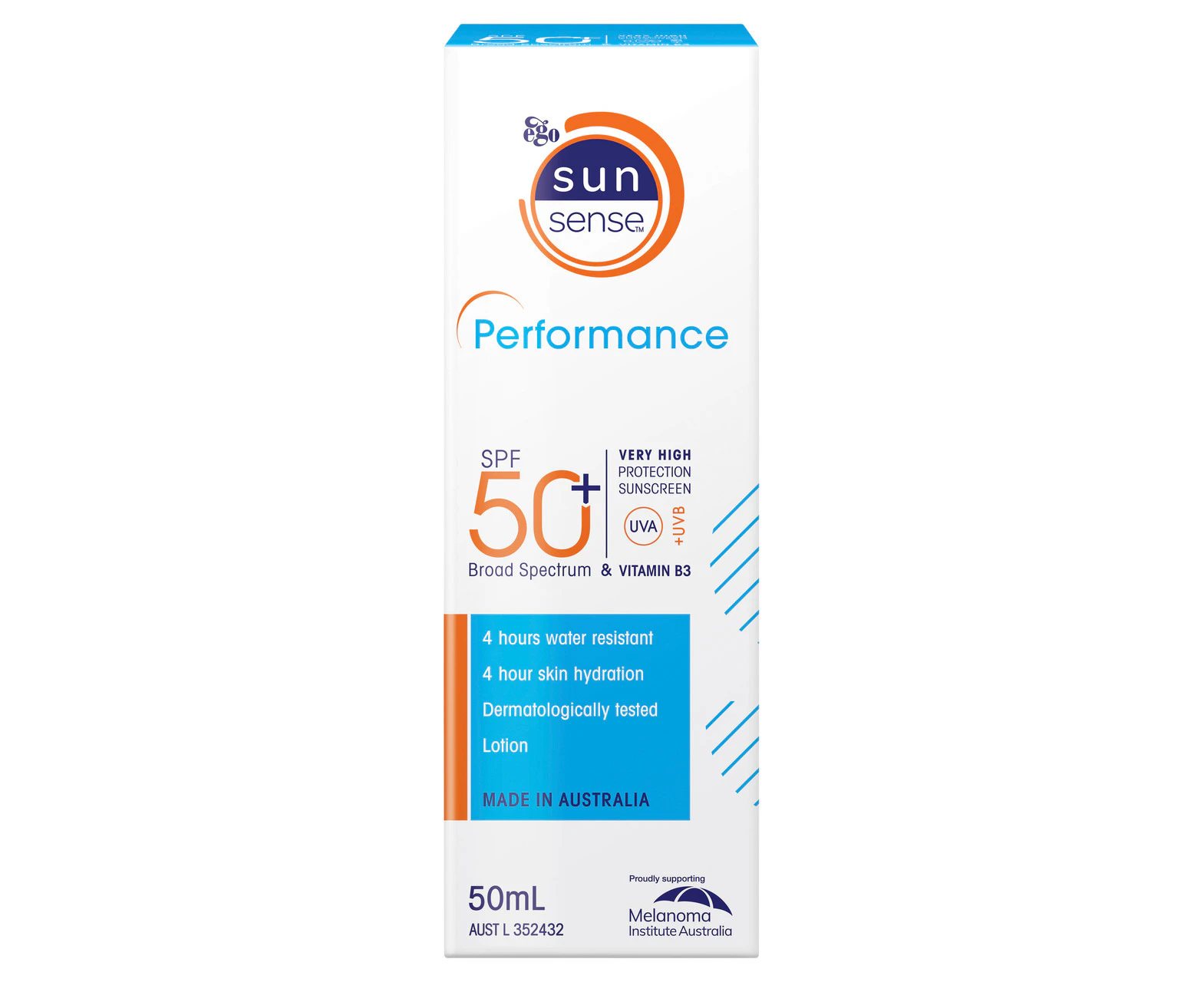 Ego SunSense Performance Sunscreen SPF 50+ 50ml