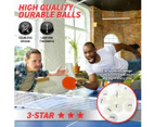 SAS Sports 60PCE Table Tennis Balls Quality ABS Uniform Thickness Seamless Design 40mm