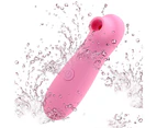 Sucker Vibrator Sucking Oral Stimulator Nipple Clitoris Suction - Pink