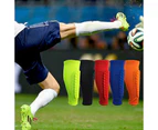 2Pcs Football Shin Guards Protective Soccer Pads Holders Leg Sleeves Training Sports Protector Gear - Red