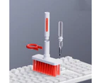 4 In 1 Keyboard Brush Computer Cleaning Tools - White grey
