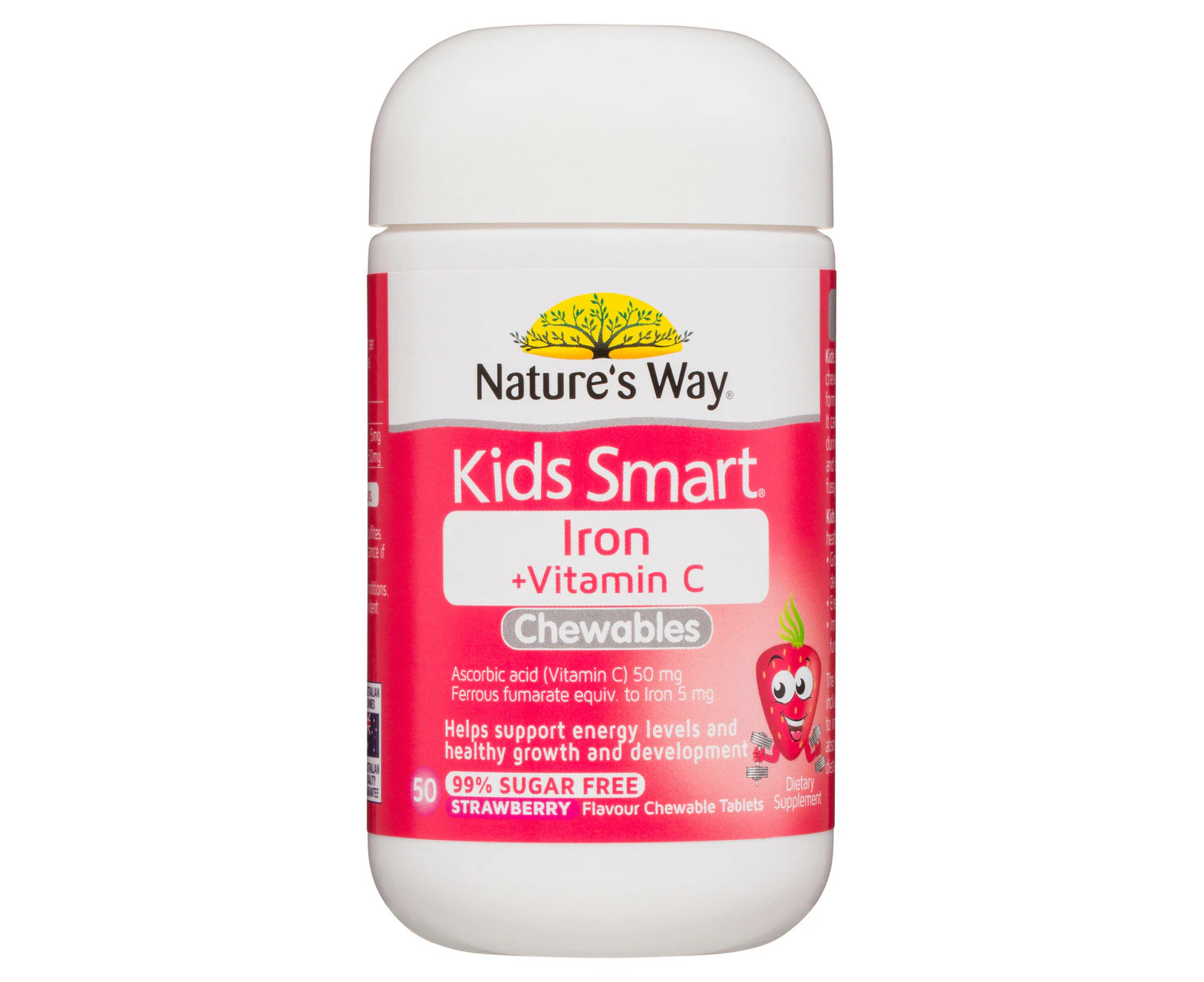 NATURE'S WAY Kids Smart Iron And Vitamin C Chewable 50 capsules