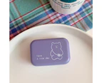 Cute Portable Small Backpack Bear Eye Contacts with Mirror Contact Lens Case Colored Lenses Container Box for Party Travel Set