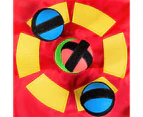GEERTOP 2 Players Set Dodgeball Game with 2 Vests 6 Balls for Boys and Girls
