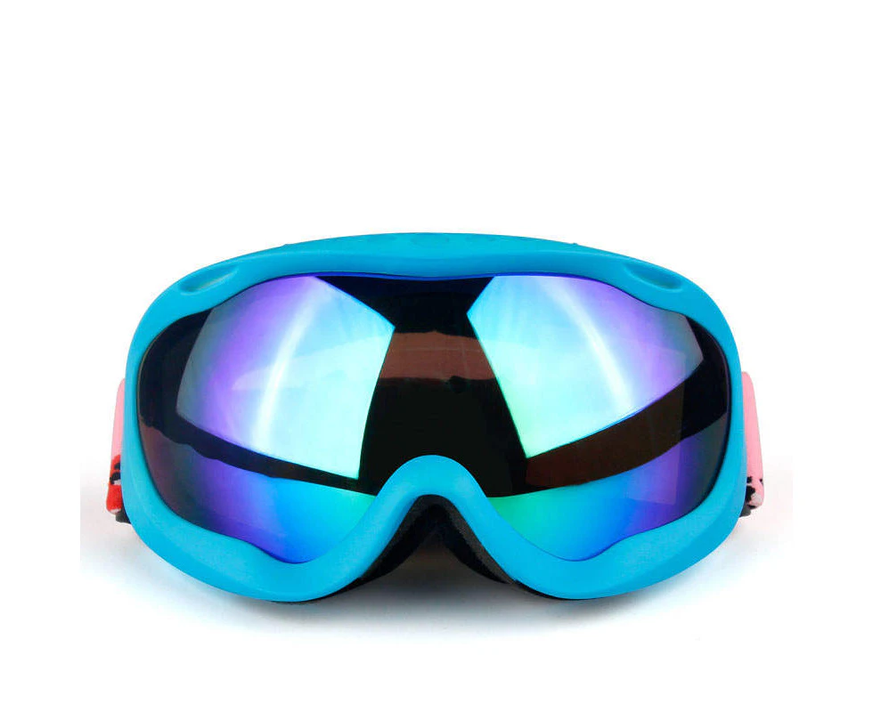 GEERTOP Double Layer Ski Goggles OTG Anti-fog UV Protection Snowboard Goggles-BlueFrame