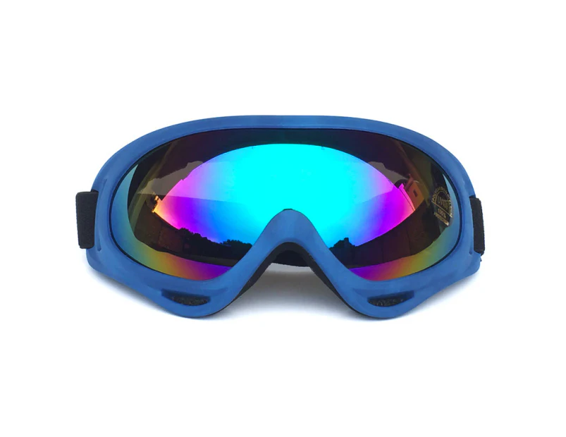 GEERTOP Ski Goggles with Wind Dust UV 400 Protection for Teens Kids Adults-BlueFrame/Color