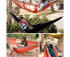 GEERTOP Camping Portable Hammocks with 2 Tree Straps for Travel Beach Backyard-3ColorGreen