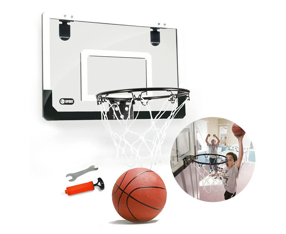 GEERTOP Indoor Mini Basketball Hoop Set Toy Gifts for Kids Boys Teens