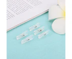 20pcs DIY Spring Clips Plastic Mini Transparent Clothespins Pegs for Stage Background Home Photo Craft Wall Decoration