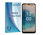 [3 Pack] MEZON Nokia G22 Ultra Clear Screen Protector Film – Case Friendly, Shock Absorption (Nokia G22, Clear)