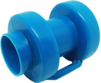 Set of 8 Trampoline Post End Caps for Trampoline Net Posts Ø 25 MM, Particularly Robust, Weatherproof End Caps, Safety Net Replacement Part (Blue)