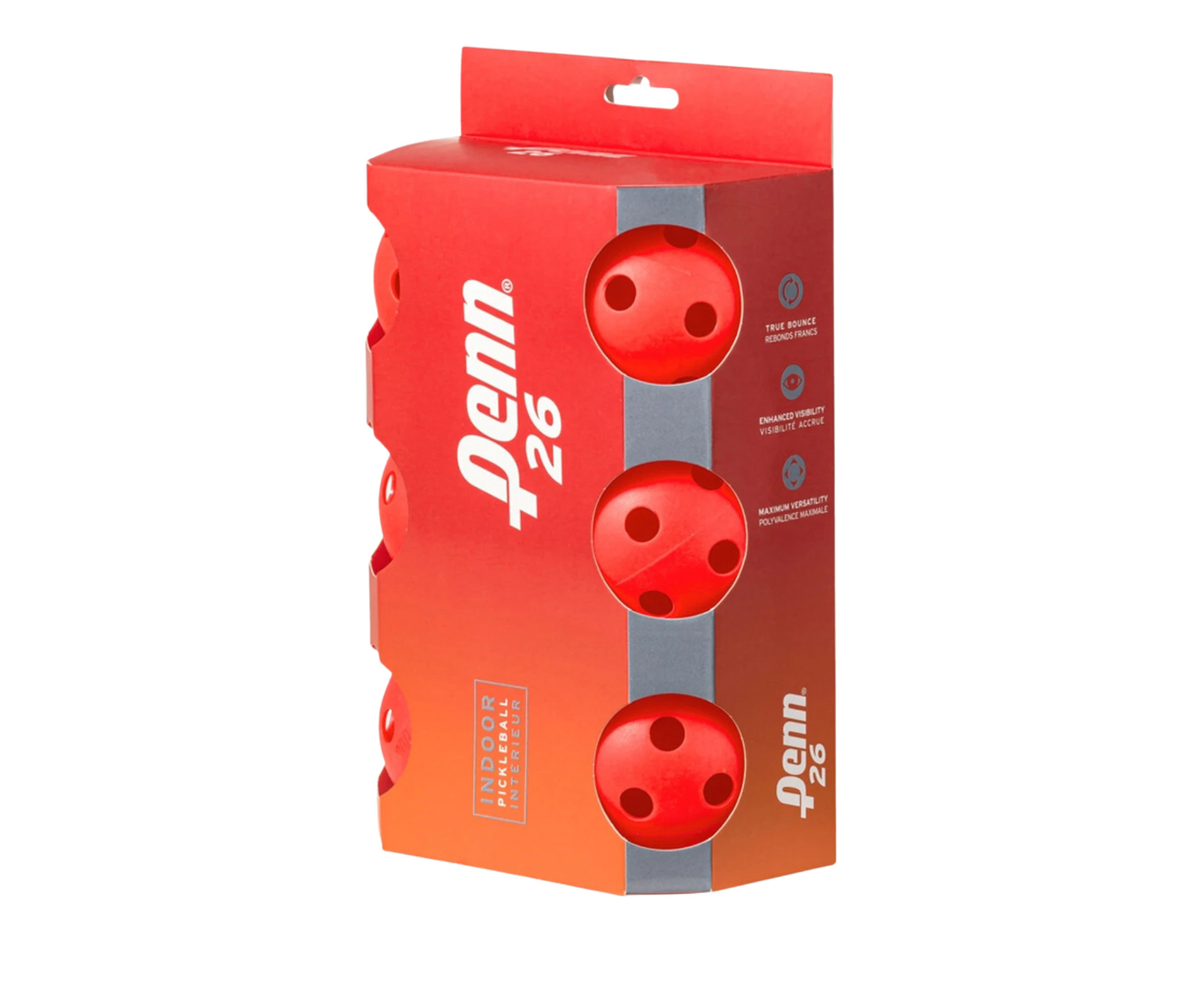 PENN 26 Indoor Pickleball Balls - 12 Packs (72 Balls)