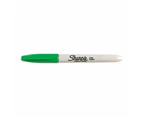 Sharpie Permanent Marker Fine Point Green UPC Box 12 (30034)